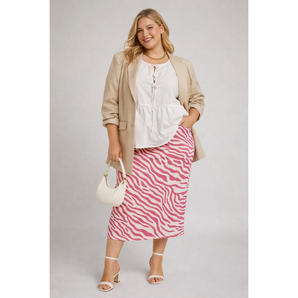Torrid 1X White Cotton Babydoll Top Tie Front Peplum Boho‎ Coastal Romantic